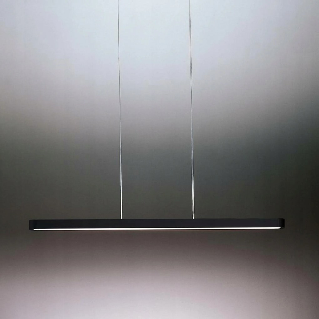 Artemide Talo Led függeszték 90 cm, matt fekete, 3707 lm