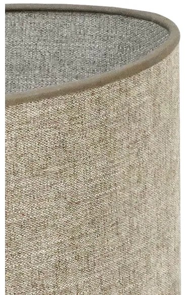 Duolla - Asztali lámpa OVAL 1xE27/15W/230V átm. 30 cm barna