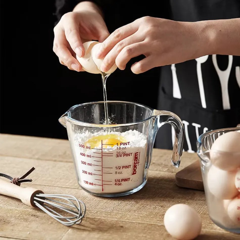 Pyrex üveg mérőpohár 0,5 l, 12 x 12 cm, 12 x 12 cm, 500 ml