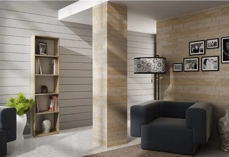 R40 polcos szekrény, sonoma