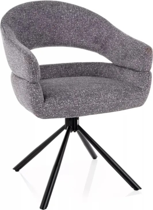 Borgo Leo forgatható étkezőszék szürke