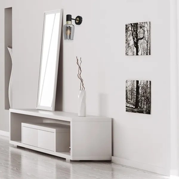 Fali lámpa ROMA BLACK 1xE27/60W/230V