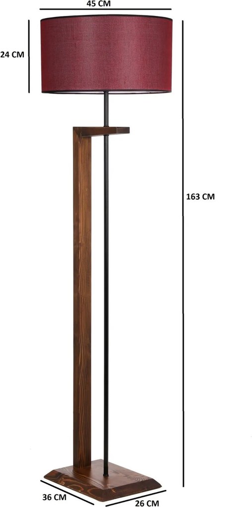 Fém állólámpa, Ø45 cm – TR534LUN2148