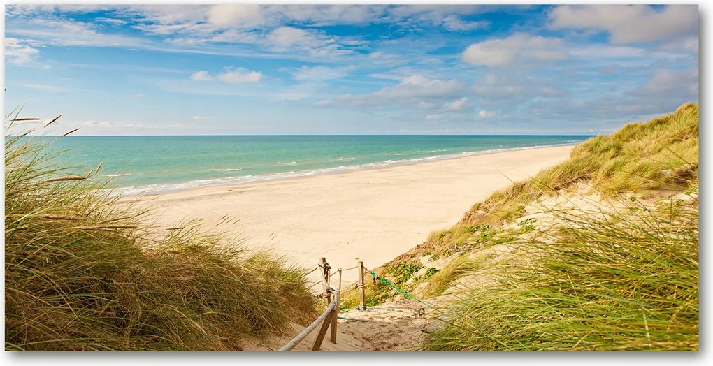 Fotó üvegkép Tengerparti dűnék 140x70