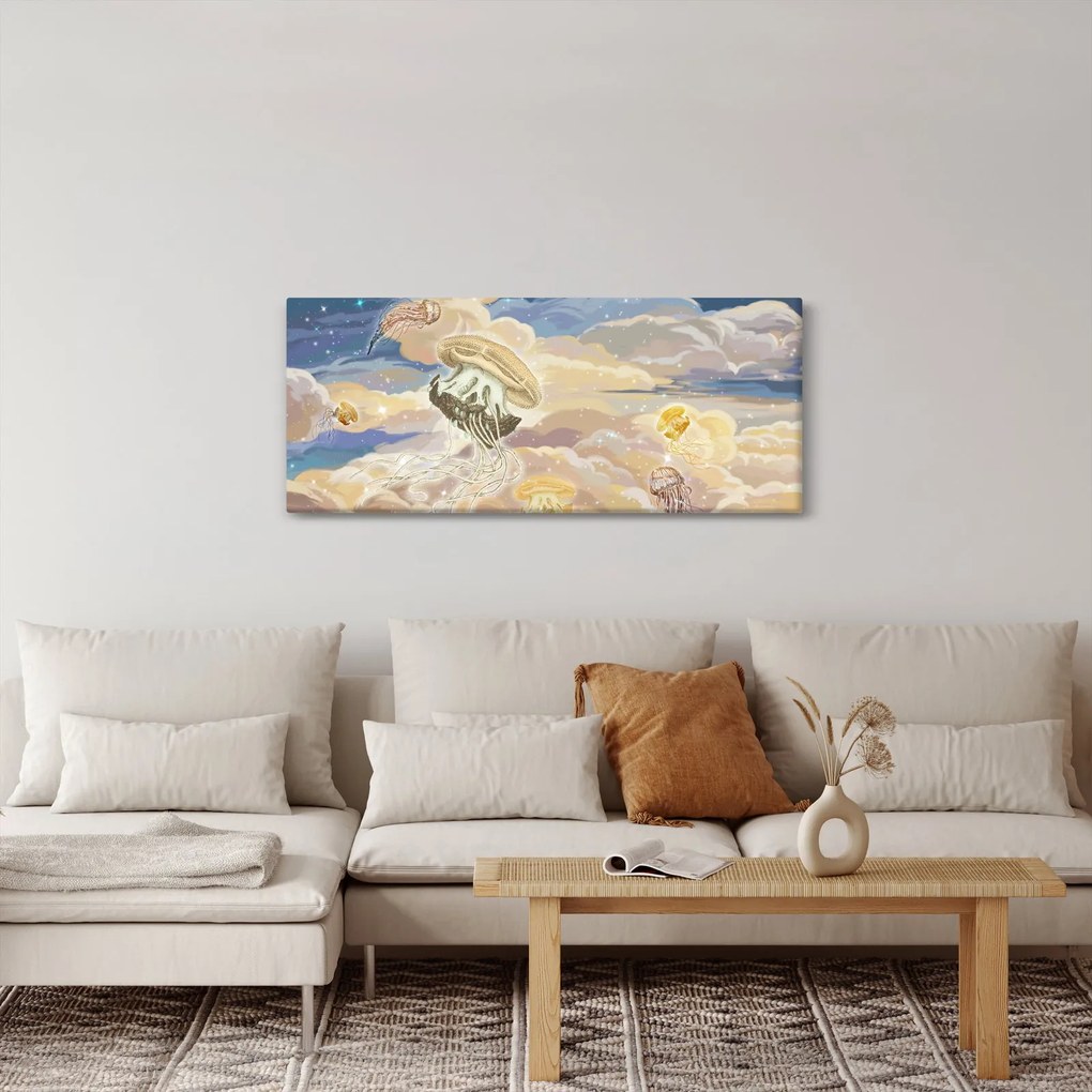 Kép - mennyei medúza (120x50 cm)