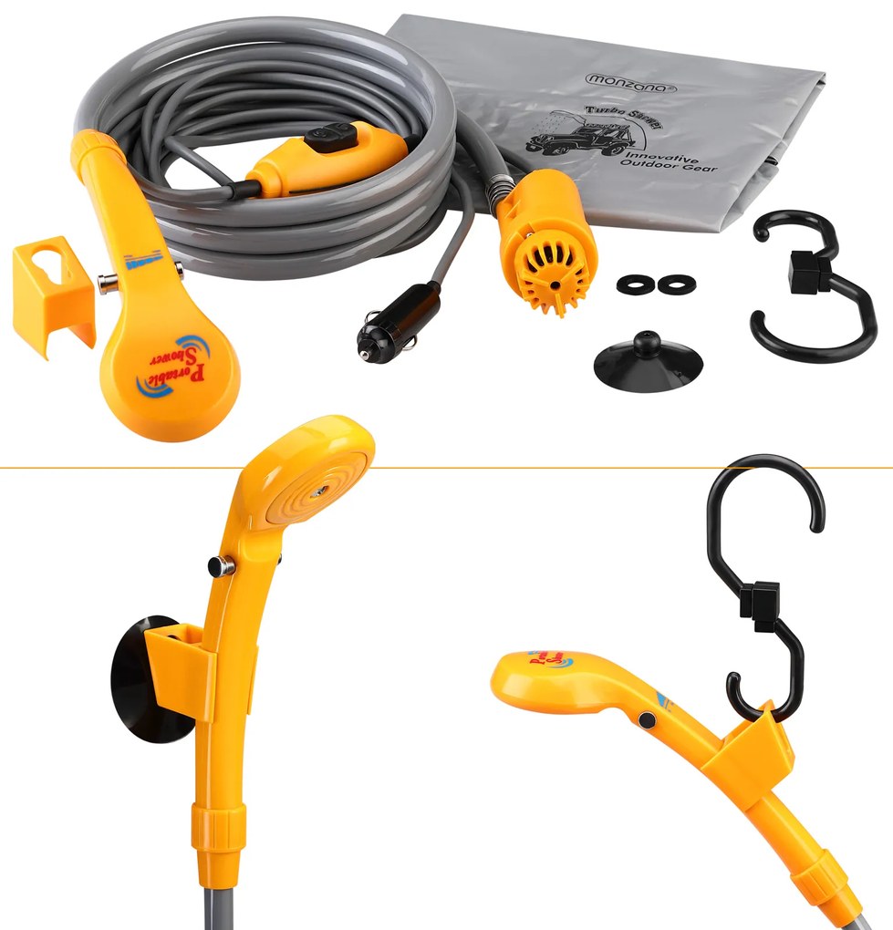 monzana® Kemping zuhany merülő szivattyúval