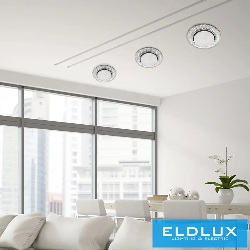 ELDLUX LUXOR süllyesztett lámpatest LED 3W NW GX53 króm