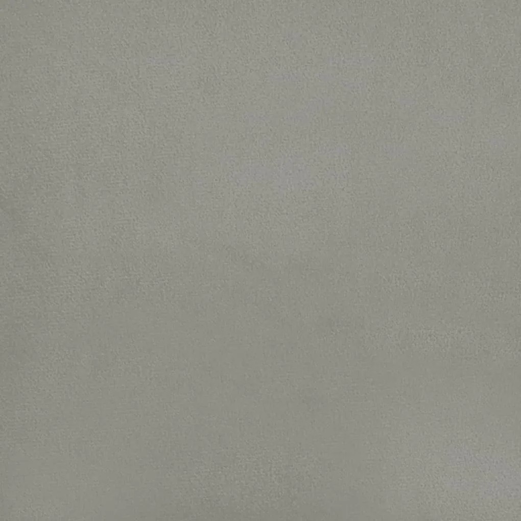 4 db világosszürke bársony fejtámla 72 x 5 x 78/88 cm