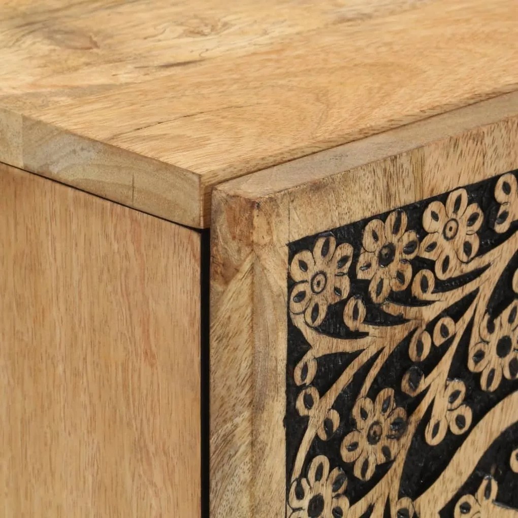 tömör mangófa tálalószekrény 40 x 33 x 110 cm