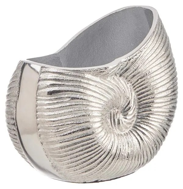REEF váza/kaspó, ezüst kagyló 14 cm