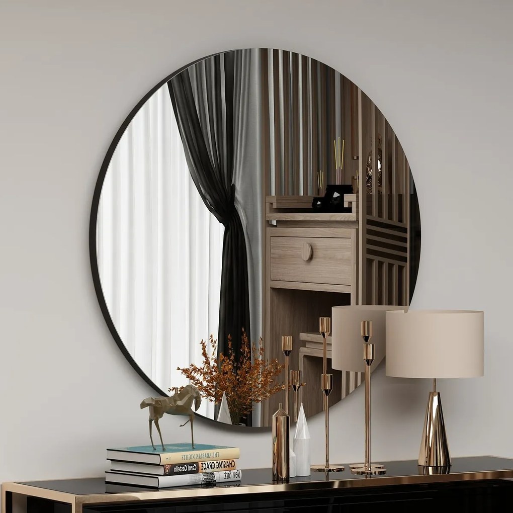 Zeos Black tükör 70 cm