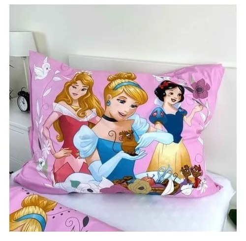 Egyszemélyes pamut gyerek ágyneműhuzat 140x200 cm Princess – Jerry Fabrics