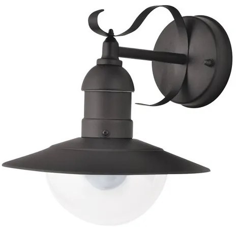 RÁBALUX 8680 OSLO Klasszikus Kültéri Fali Lámpa Fekete E27 IP44
