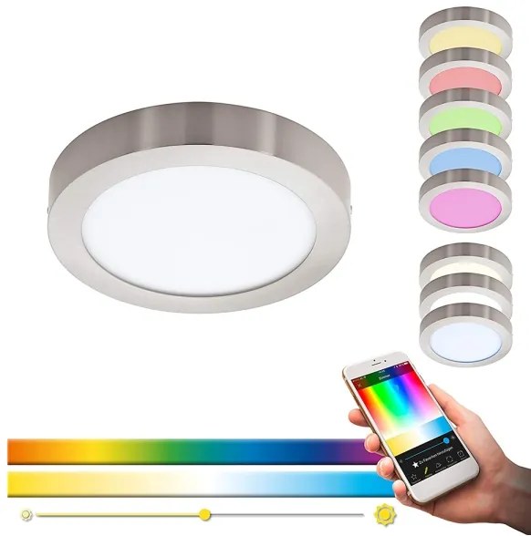 Eglo 96677 - LED RGBW Dimmelhető mennyezeti lámpatest FUEVA-C LED/15,6W/230V BT