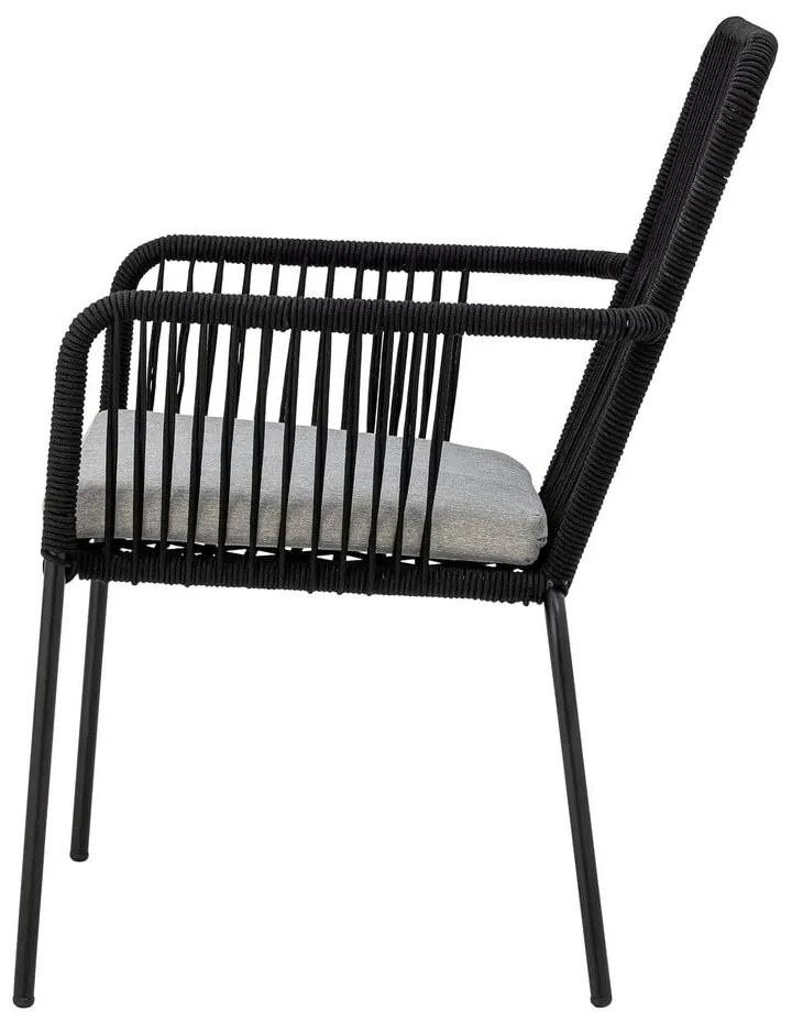 Fekete étkezőszék szett 2 db-os Santino – Bloomingville