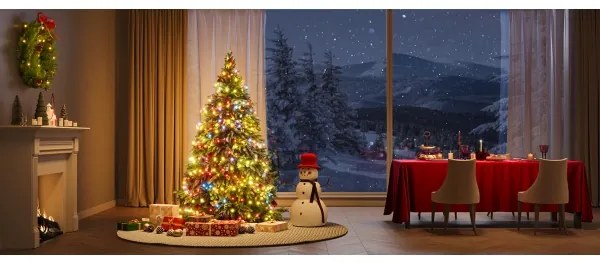 Govee - LED RGBICW kültéri karácsonyi lánc 2700-6500K 20m Wi-Fi Matter IP66