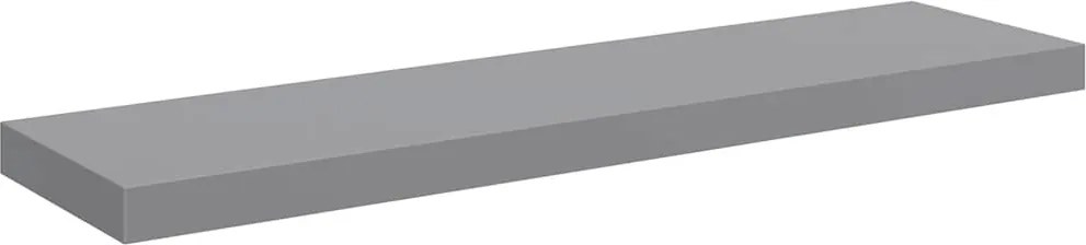 vidaXL szürke MDF lebegő fali polc 90 x 23,5 x 3,8 cm