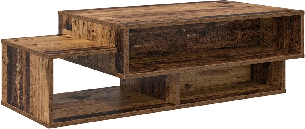 vidaXL Dohányzóasztal Öreg fa 105 x 50 x 32,5 cm Faanyag