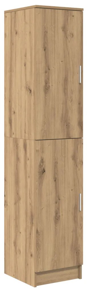 Tárolóval rendelkező íróasztal polcokkal 2 pcs kézműves tölgy