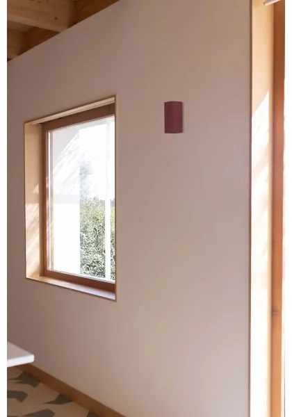 FARO 40568 - Fali lámpa SOLE 2xGU10/8W/230V tégla csipkézett szögletes