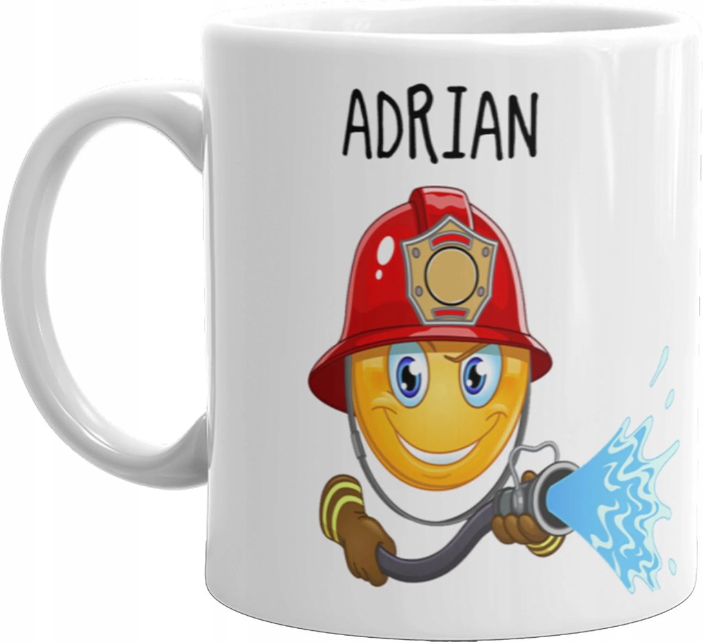 Tűzoltó Bögre Emoji Név