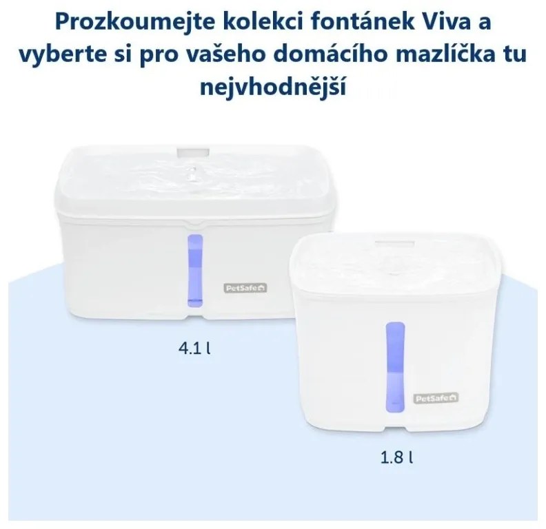 PetSafe® Viva™ 4,1 literes szökőkút