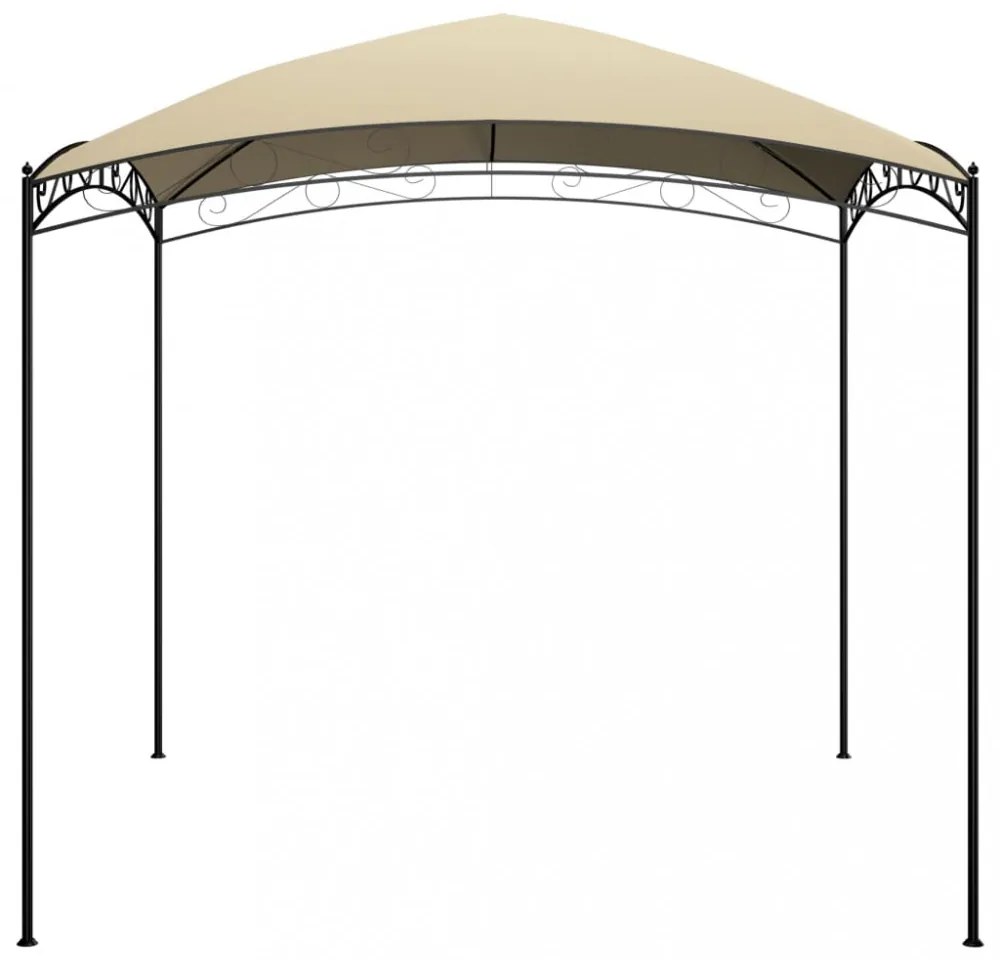 krémszínű pavilon 3 x 3 x 2,65 m 180 g/m²