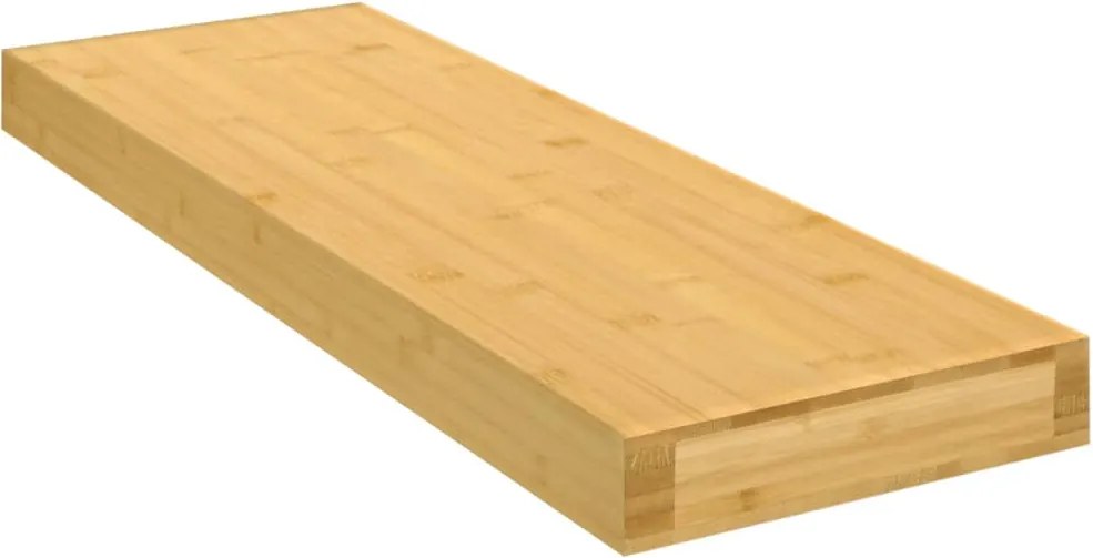 vidaXL bambusz fali polc 60x20x4 cm