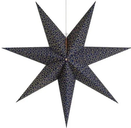 Sötétkék függő karácsonyi fénydekoráció Baroque – Markslöjd