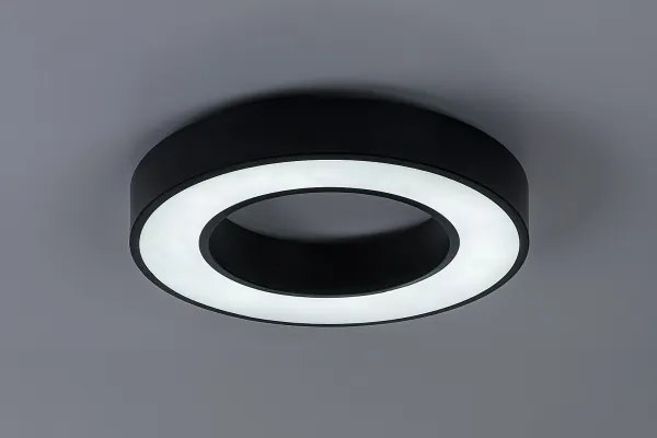 Rabalux 71360 - CIRANO LED mennyezeti lámpa, 24W, 230V, választható színhőmérséklet: 3000/4000/6500K, átm. 40 cm, fekete