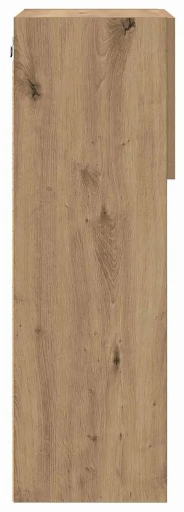 vidaXL Fali TV szekrények 2 pcs Artisan tölgy 40,5 x 30 x 90 cm