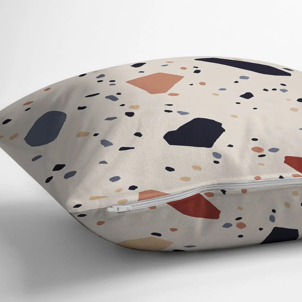 Párnahuzat 43x43 cm Cracked Terrazzo – Mila Home