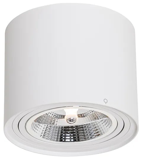 Modern mennyezeti spotlámpa fehér forgatható és dönthető AR111 - Rondoo Up