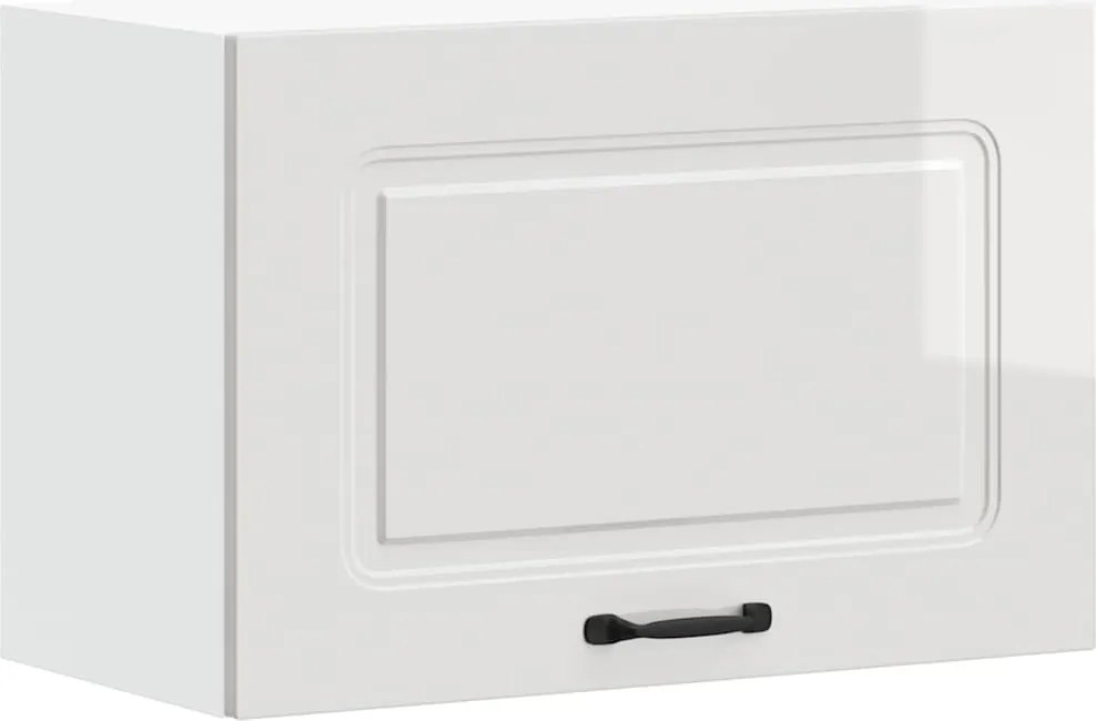 vidaXL konyhai fali szekrény Kalmar magasfényű fehér színű fából