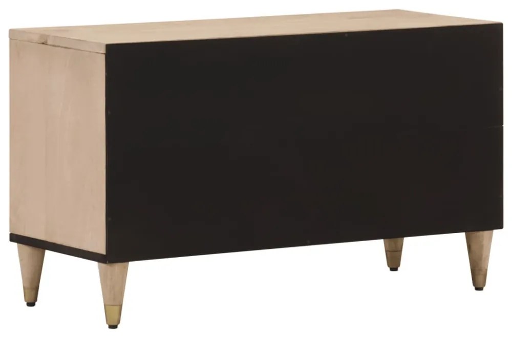tömör mangófa TV-szekrény 80 x 31 x 46 cm