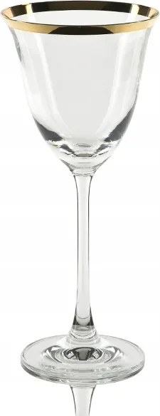 6x Borospohár 190ml Golden Line