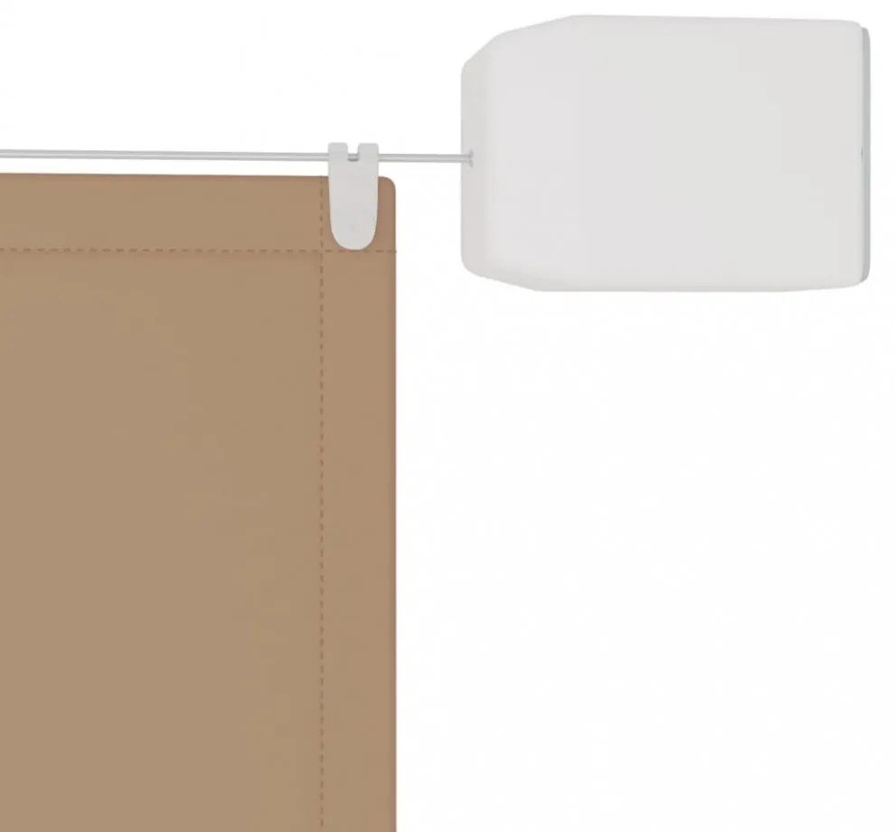 tópszínű oxford-szövet függőleges napellenző 60 x 1000 cm