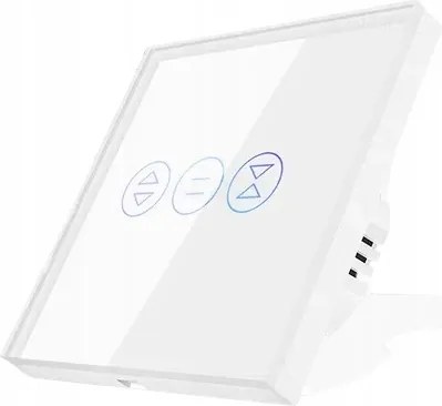 WiFi érintőkapcsoló Redőnyökhöz üveg fehér