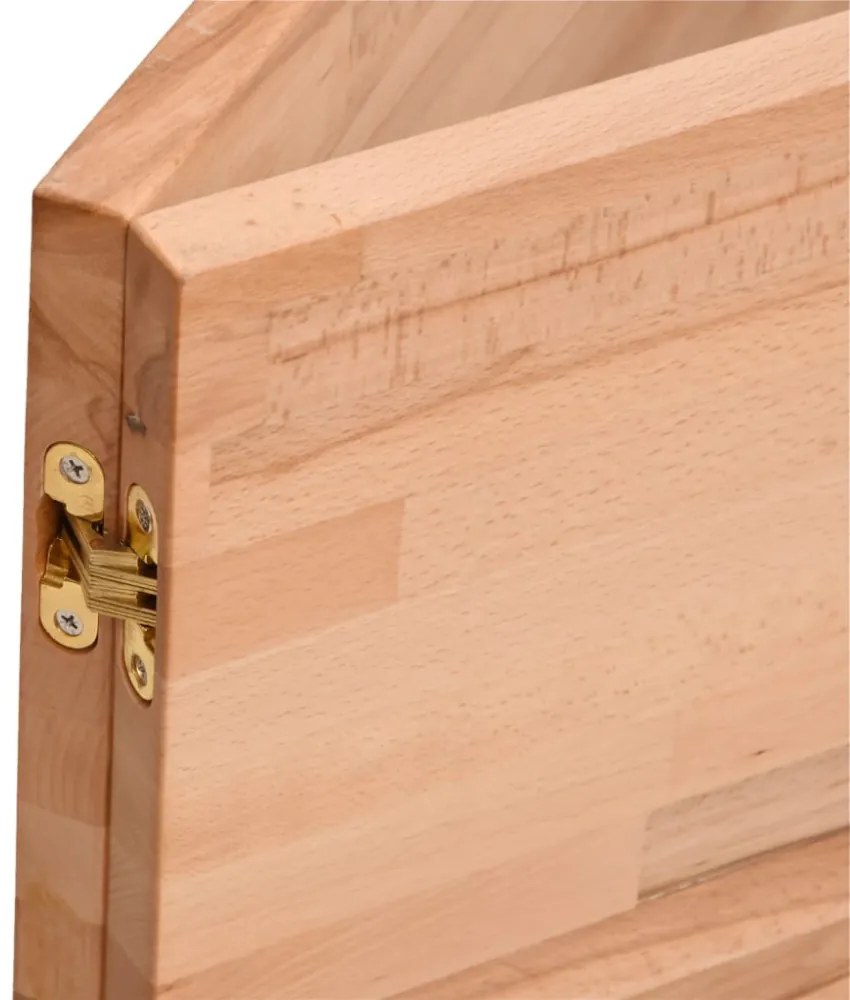 tömör bükkfa íróasztallap 200 x 55 x 2,5 cm
