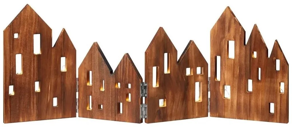 Markslöjd 706212 - LED karácsonyi dekoráció VIEW LED/0,9W/230V fenyő/barna