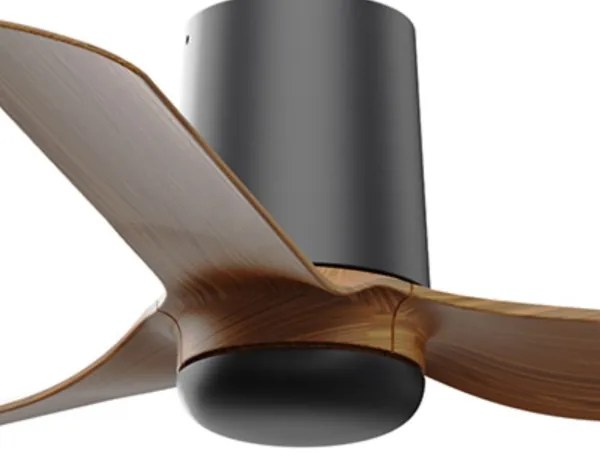 FARO 33835 - Mennyezeti ventilátor MINI PUNT TUB S barna/fekete átm. 90 cm + távirányító