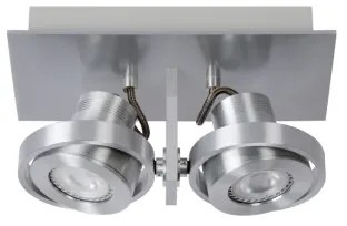 Lucide 17906/10/12 - LED Spotlámpa LANDA 2xGU10/4,5W/230V króm