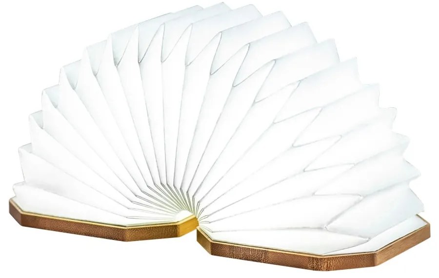 Barna LED dimmelhető asztali lámpa (magasság 3,5 cm) Accordion – Gingko