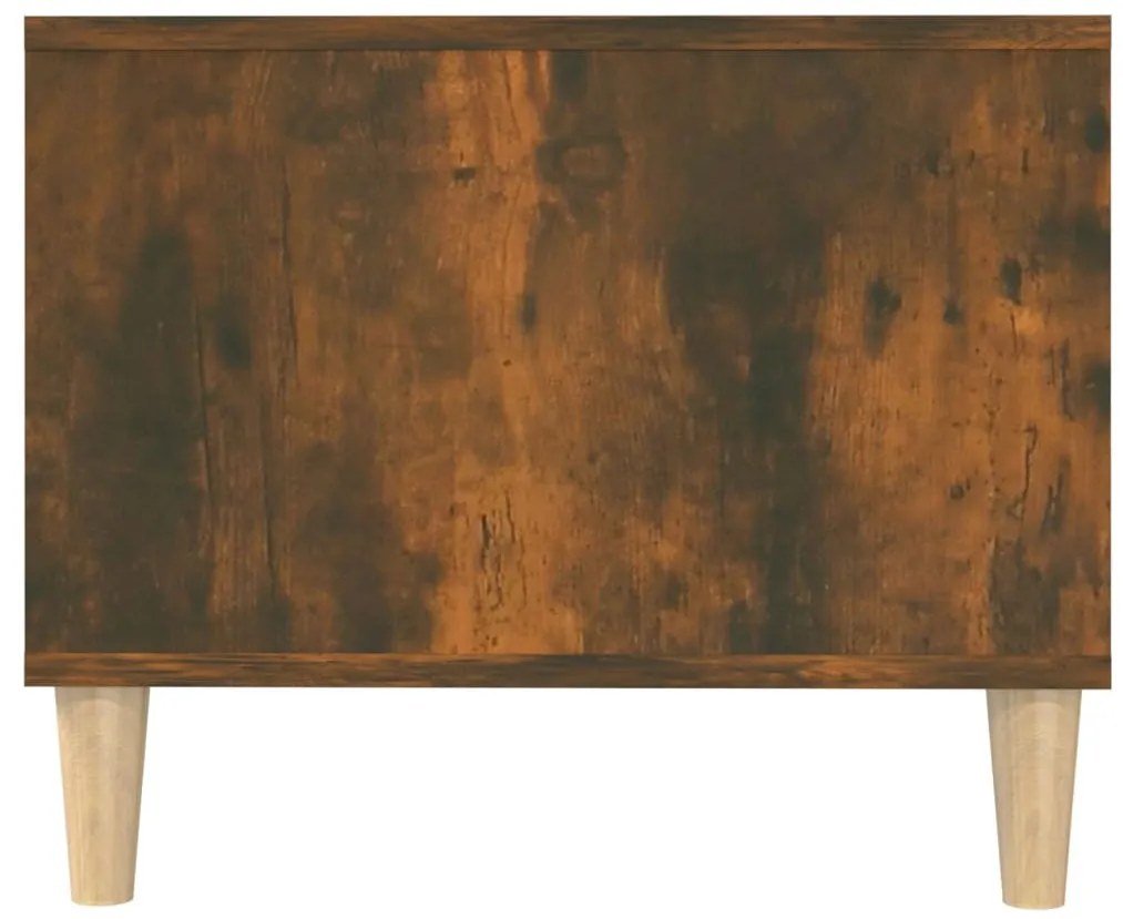 Füstös tölgy színű szerelt fa dohányzóasztal 102 x 50 x 40 cm