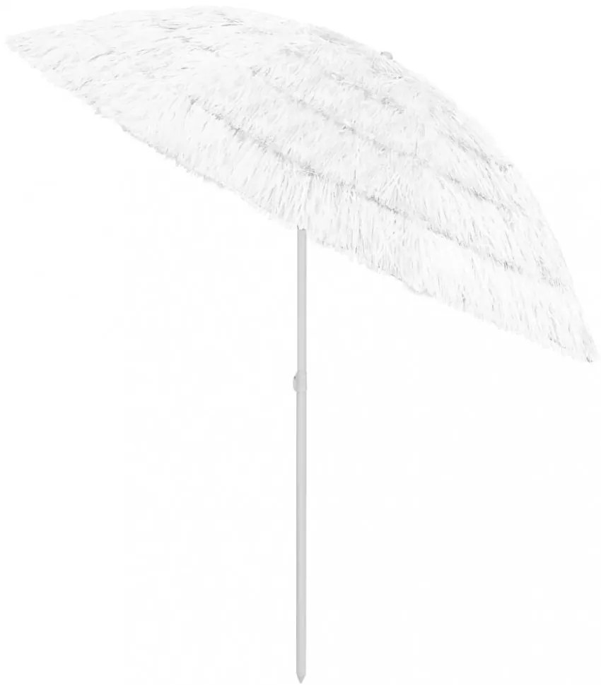 fehér hawaii stílusú strandnapernyő 240 cm