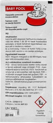 Baby Pool gyerek medence víz fertőtlenítő 5 x 20 ml