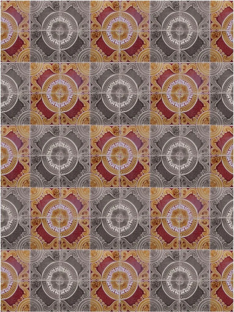 Fotótapéta Csempe Geometria Mozaik Minta Vinyl absztrakt 184x254 +ragasztó