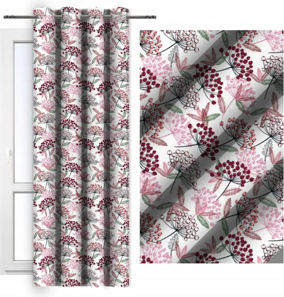 Átvezető Függöny 140x250 D404-308