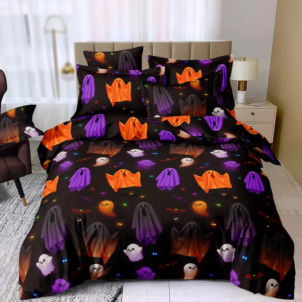 Povlečení z mikrovlákna SPOOKY SOIREE černé Ágyneműhuzat mérete: 70 x 80 cm | 140 x 200 cm