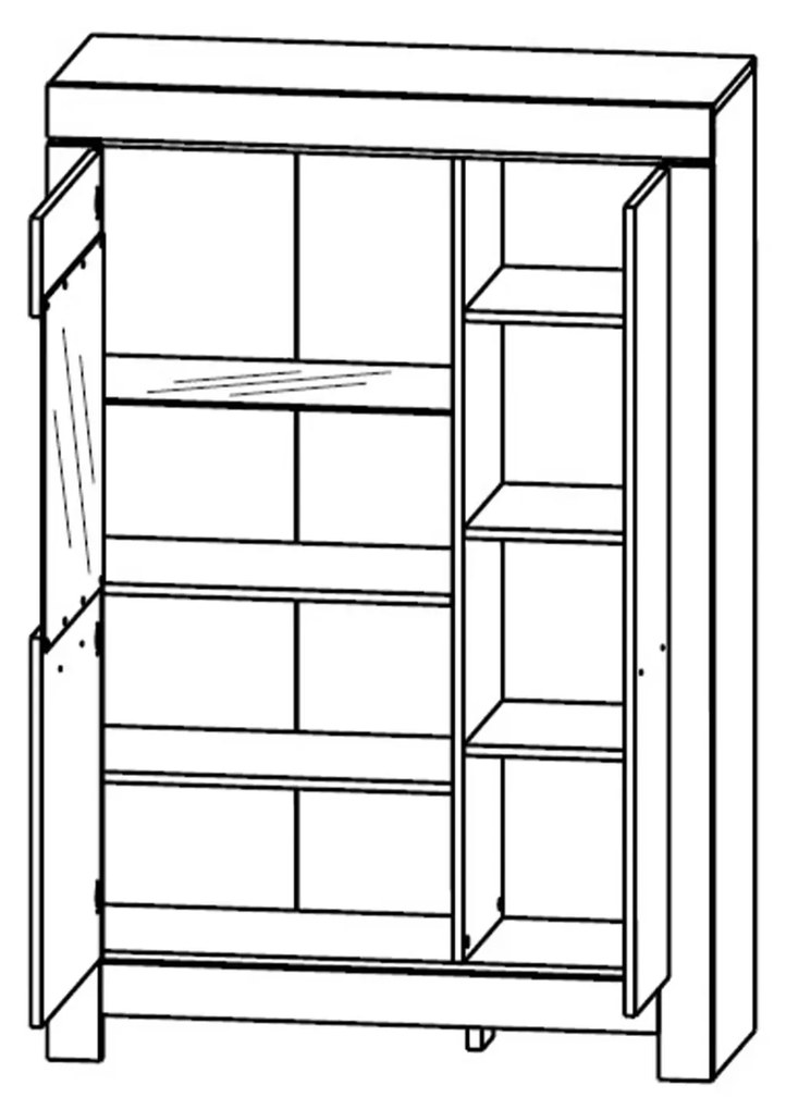 Vitrin Bloquearon 1 (canyon fenyő + karabela tölgy) . 1116766